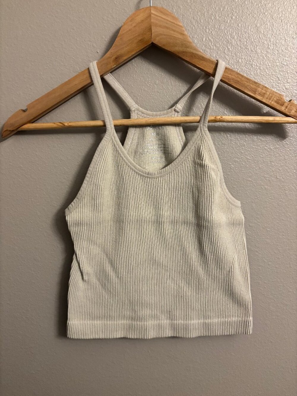 Ododos ribbed cropped tank size XS/S